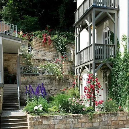 Apartmenthaus Saxonia Bad Schandau Exterior foto