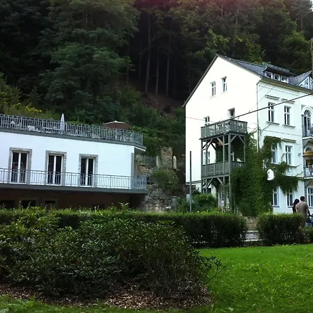 Apartmenthaus Saxonia Bad Schandau Exterior foto